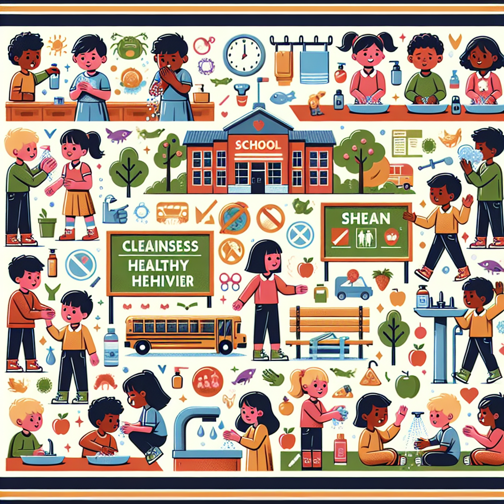 Poster Edukasi: Mendorong Perilaku Hidup Bersih dan Sehat di Sekolah